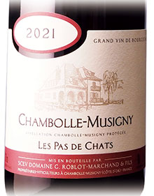 シャンボール・ミュジニー　パ・ド・シャ　　赤2021