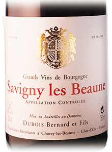 サヴィニー・レ・ボーヌ　赤1998 ドメーヌ　デュボワ・ベルナール