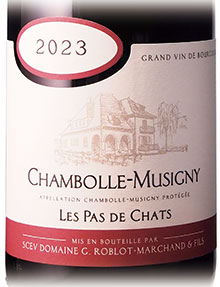 シャンボール・ミュジニー　パ・ド・シャ　　赤2023