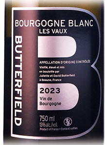 ブルゴーニュ レ・ヴォー　2023白